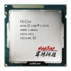 인텔 코어 i73770 i7 3770 3.4 GHz 중고 쿼드 8 스레드 CPU 프로세서 8M 77W LGA 1155, 없음 - i73770