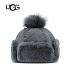 UGG 겨울 액세서리 클래식 포근함 위로 넘어가다 보풀 귀달이모자 17381