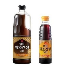 샘표 양조간장 701 1.7L + 501 500ml(증정 )기획세트 1개 상품 이미지