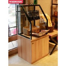업소용진열 베이커리 빵 쇼케이스 진열대 냉장보관함 크리에이티브 식판 홀더 포크 케익 홀, 04 3604타입120x55x135