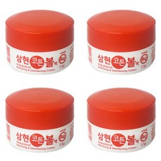 삼성물산 삼현 코튼볼액 흡착 탈지면 7.5g, 4개, 1개입 - 삼현코튼볼