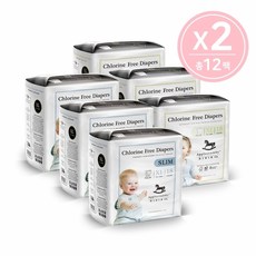 애플크럼비 프리미엄 친환경 기저귀 올데이 패키지 XL (팬티형 6팩 + 슬림팬티형 6팩), 단품