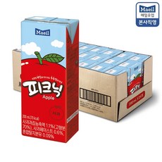 매일유업 피크닉 사과, 200ml, 24개