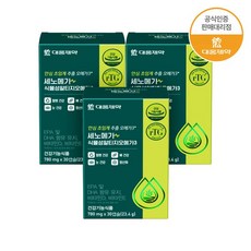 [대웅제약] 세노메가 식물성 알티지 오메가3 30캡슐 3박스(3개월분) + 쇼핑백, 없음