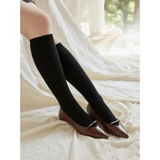 쥬다르 Scarlett ribbon flat brown