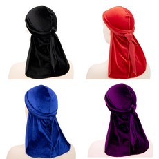듀렉 Durag 벨벳듀렉 반다나 헤어두건 래퍼 힙합