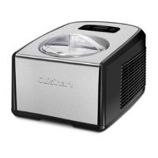 cuisinart ice-100 컴프레서 아이스크림 및 아이스크림 제조기 블랙 스테인리스 스틸