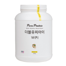핏츠 순수 유청단백질 WPI, 2000g + 파우치 + 쉐이커 + 스푼, 1세트