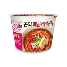 청정원 라이틀리 곤약 매콤비빔면 216.5g, 1/1