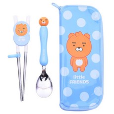 카카오프렌즈 리틀 교정용젓가락 마스코트스푼 케이스(라이언kr)sny 086732, 본상품선택