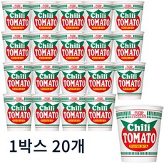 일본 라면 닛신 컵누들 오니지날 칠리토마토 20개 1박스