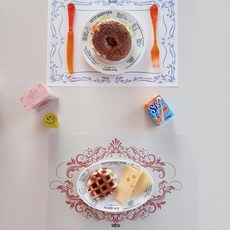 종이테이블매트 한 장씩 뜯어쓰는 일회용 식탁매트 24P 모음 옵션10종