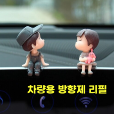 트랜디피규어방향제  트랜디 피규어 차량용 캐릭터 방향제 리필 1개 