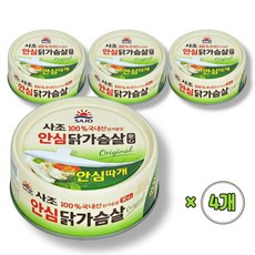 사조 안심 리얼닭가슴살, 135g, 4개입