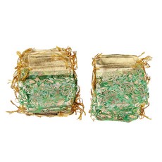 ZLD 10x Organza 부대 Drawstring 사탕 선물 보석 주머니 결혼식 호의