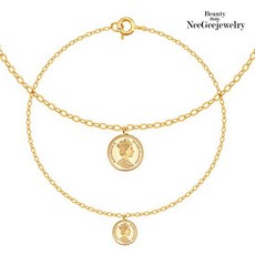 [NeeGee] 14K GOLD 코인 팔찌