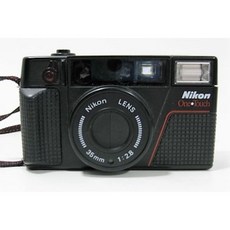 니콘 원터치 35mm 포인트 앤 슛 필름 카메라 AKA L35AF II 내장 플래시 로더 AF 35MM f2.8 렌즈 리퍼, 1개