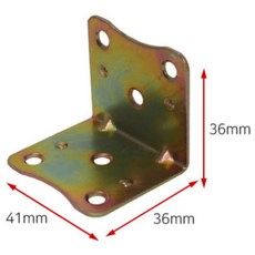 100개 꺽쇠 가구 선반 DIY ㄱ자 지지대 브라켓 코너 41x36 식탁철물 꺾쇠