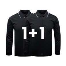 1+1 나인앤나인 기능성 쿨론 지퍼 카라 긴팔티셔츠 (S~3XL) - 카라작업복