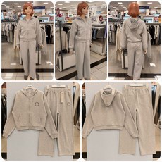 [에꼴리에] 23년 가을신상! @50% 반값세일~ 후드집업 상하세트@ 인기많은 주니어 여아용 단정 깔금하며 멋스럽고 편안하며 활동적인 투웨이 집업 크롭 점퍼+와이드 바지 셋업