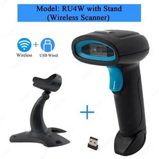 유선 바코드 스캐너 1D 핸드헬드 리더 블루투스 QR PDF417, 04 Wireless