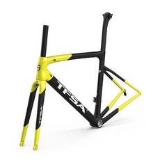 2023 TFSA T1000-40T 탄소 섬유 프레임 도로 자전거 11/22 속도 V 브레이크 프레임, 52CM, violet