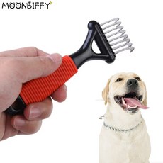 고양이털청소기 강아지 털제거기 브러쉬 애완 동물 개 두꺼운 긴 짧은 머리 그루밍 레이크 빗, 1개