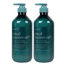 케라시스 티트리오일 쿨링 샴푸, 2개, 800ml