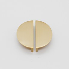 남선 가구 손잡이 황동 반달손잡이-대(96mm) 구멍간격 64mm (1개)