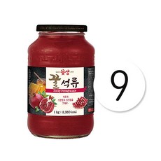 꽃샘 꿀석류차 액상, 1kg, 9개