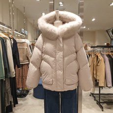 온앤온 온앤온 폭스퍼 구스다운 숏패딩 JP1WM708