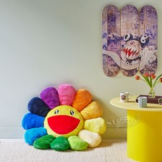 모마 무라카미 다카시 플라워 플러시 쿠션 XL MOMA TAKASHI MURAKAMI FLOWER PLUSH CUSHION