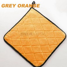 자동 40x40cm SEAMETAL 타월 800GSM 울트라 천 산호 소프트 건조 타월 세차 빠른 극세사 플리스 청소 초흡수성, 40X40cm orange, 1개