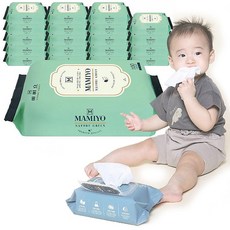 마미요네이처그린물티슈리필형100매x20팩