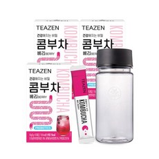 티젠 콤부차 베리 30스틱+보틀, 총 수량, 개당 용량