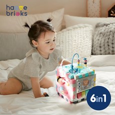 하베브릭스 국민육아템 6in1 변신큐브 감각발달터미타임 아기장난감