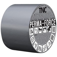 PERMA-FORCE 多用途通用防水丁基橡膠膠帶灰色 10 厘米, 1個