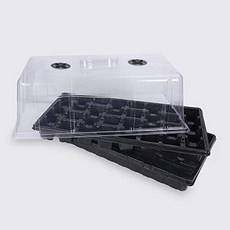  2 Sets 32 Cell Seed Starter Tray Plant Kit Extra Strength Starting Trays for Planting Seedlings Propagation Germination Plugs Seedling Planting Ins, 1, 기타 