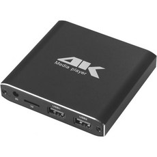 4K UltraHD Digital Media Player USB 드라이브 및 MicroSD 카드 HEVCH.265 HDMI 아날로그 AV 자동 재생 루프 기능 8TB 지원 디지 - 4k디빅스플레이어루프