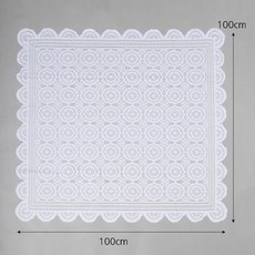 식탁 꾸미기 식탁보 레이스 테이블보 테이블커버 이쁜식탁보 탁자보 천식탁보 밥상보 - 테이블보