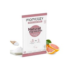Momcozy Natural Breast Pump Wipes for Pump Parts Cleaning On-the-go 30 Count Flash Clean & Reseal, one option, 1개