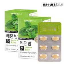 내츄럴플러스 에버핏 레몬밤 30정 2박스, 30정 x 2박스, 800mg