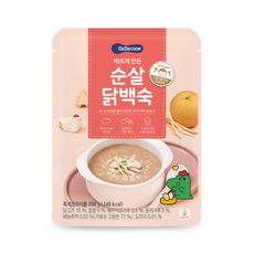 베베쿡 바르게 만든 순살 닭백숙, 200g, 1개 - 베베쿡닭백숙