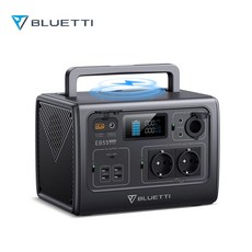 BLUETTI 블루에티 EB55 700W/537Wh 파워뱅크 휴대용 대용량 보조배터리 올인원 인산철 차박 캠핑 낚시 야외작업용