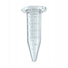 Eppendorf Electric 1857 Tube 5 ml 정격 용량 투명 (200 개 팩), 1
