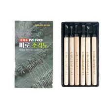 조각칼 미로 조각도 (6본세트), 1개, 1개