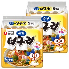 Nongshim 農心 浣熊海鮮烏龍麵 韓國境內版, 10包
