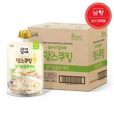 아이꼬야 맘스쿠킹 이유식 100g 6개월부터, 닭가슴살 + 채소 혼합맛, 10개 - 7개월실온이유식