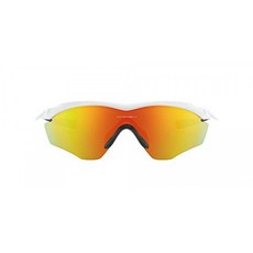 Oakley Men's OO9343 M2 Frame XL Shield Sunglasses Polished White/Fire Iridium
