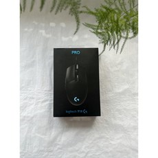 로지텍 G PRO Wireless 무선게이밍마우스 정품박스 (로지텍 마우스 패드 정증), 블랙